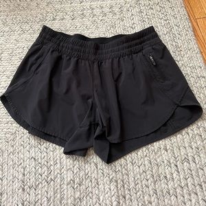 Lululemon Black Tracker Shorts Size 12